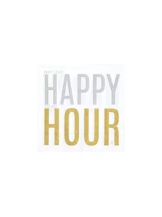 RAEDER | Lunch Servietten 33x33cm HAPPY HOUR | 